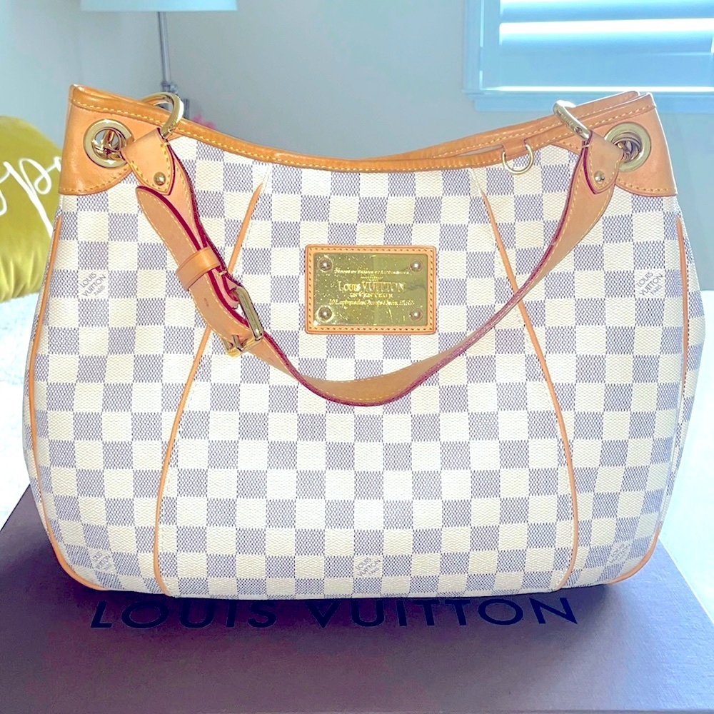 Louis Vuitton White PM Azur
